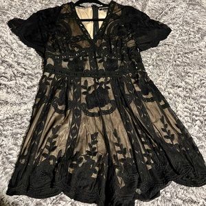 Lace Detailed Romper